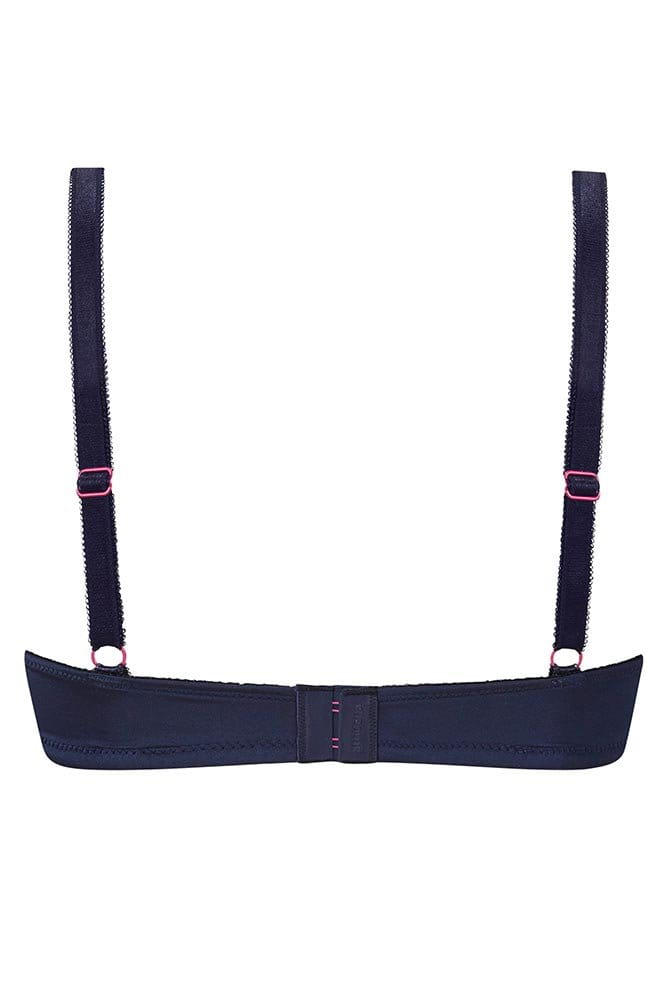 Amoena Prothesen-BH Delila WB 45110 blau/magenta - Rückansicht