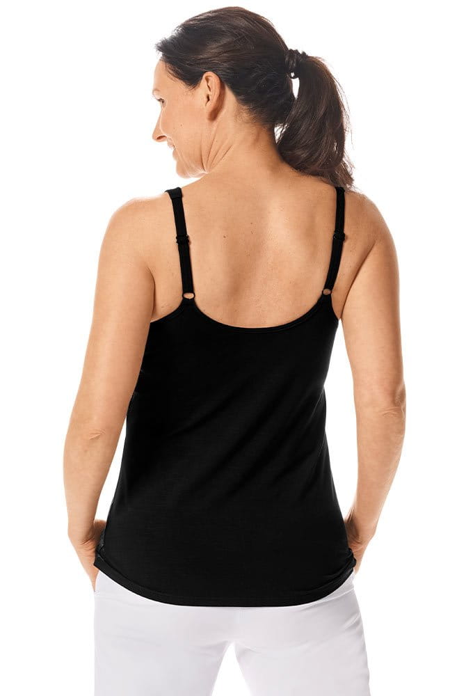 AMOENA Prothesen-Top Summer 44924 schwarz - Rückansicht