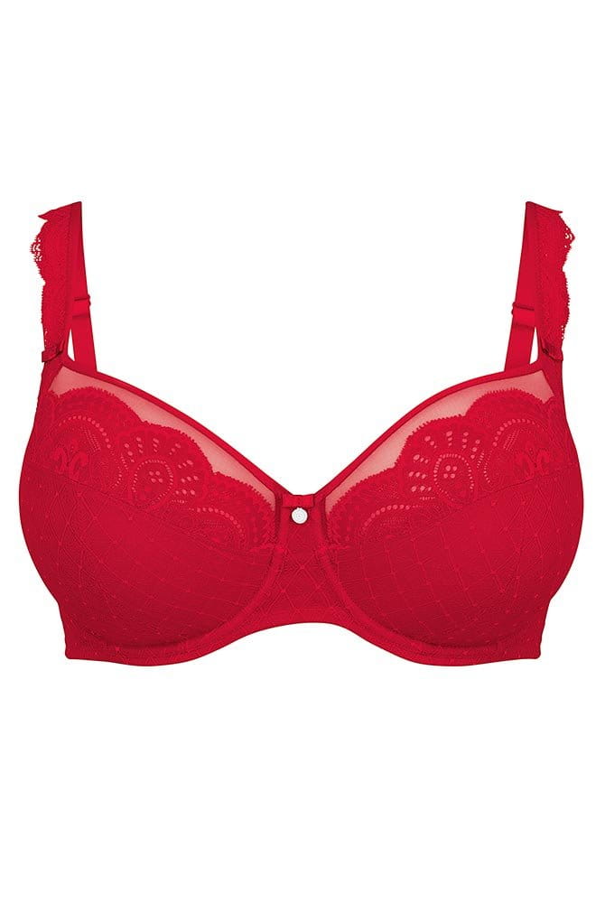 ROSA FAIA Bügel-BH Selma 5635 rot - Vorderansicht