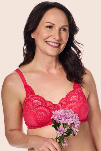 Amoena Prothesen-BH Karolina SB 45084 hot pink - Vorderansicht