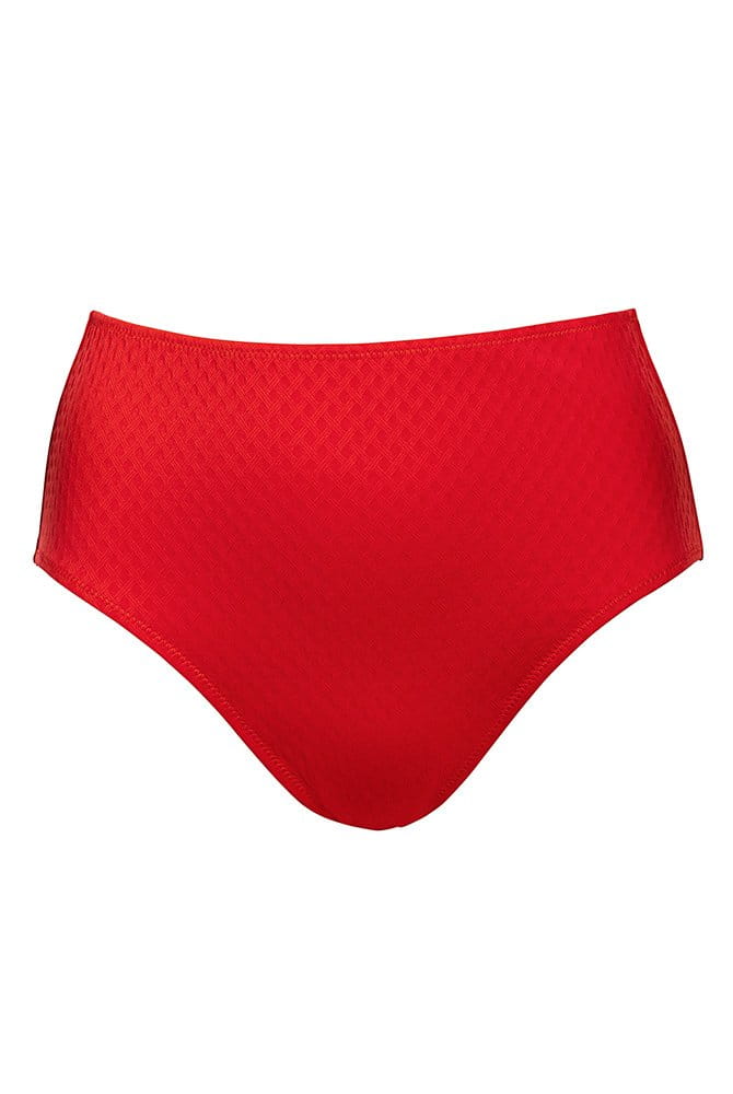 Ulla - St. Tropez Hoher Bikini-Slip 9132 - Rot