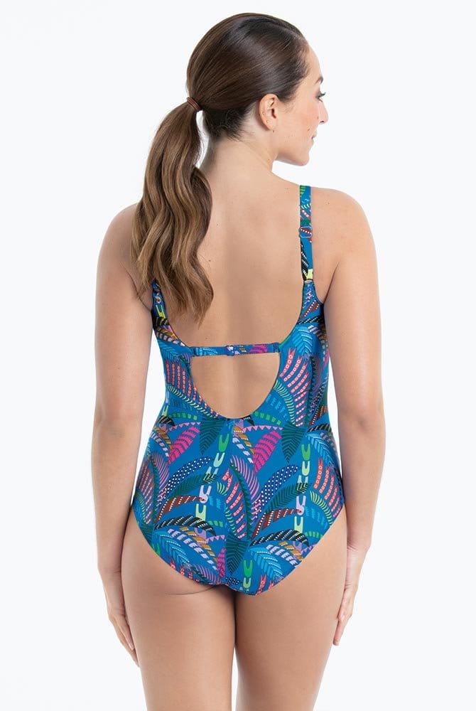 Anita Care Prothesen-Badeanzug Merritt La Palma 6242 - Rückansicht mit Mittelsteg