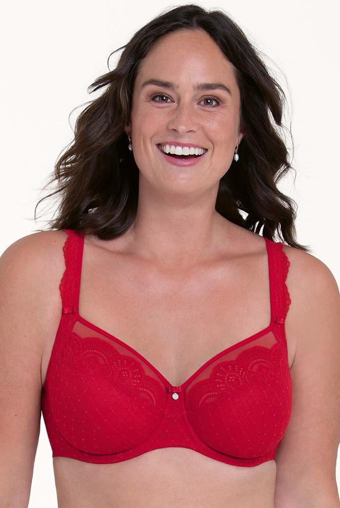 ROSA FAIA Bügel-BH Selma 5635 rot - Vorderansicht