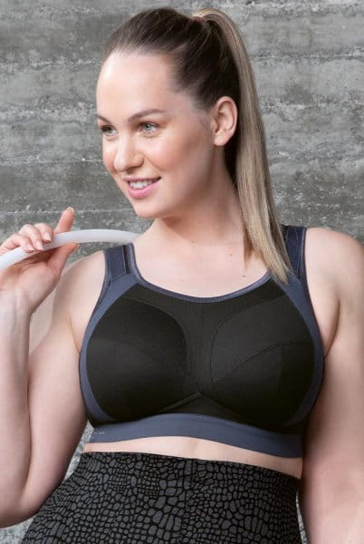 Anita active Sport-BH extreme control plus Full Cup 5567 in Farbe schwarz/anthrazit