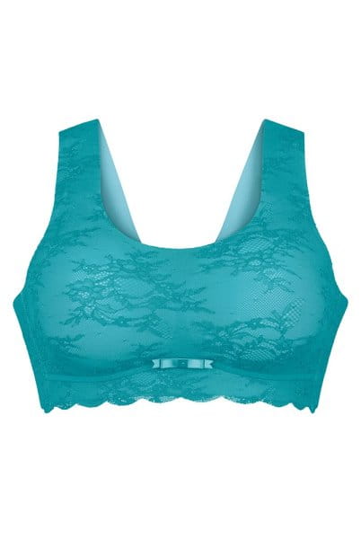 Anita Essential Lace Bralette 5400 light smaragd - Vorderansicht