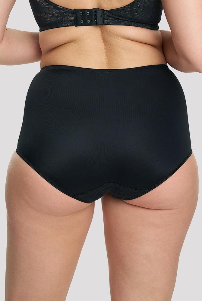 Susa Miederslip Sevilla 702 schwarz - Rückansicht