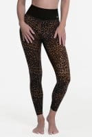 Sport-Leggins Massage gold cat