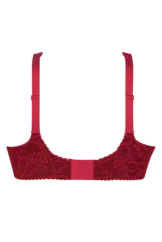 ROSA FAIA Bügel-BH Bobette Full Cup 5289 rubin - Rückansicht