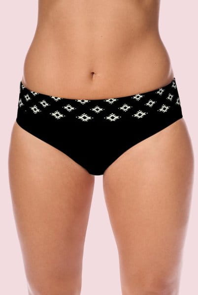 Amoena Bikinihose Palermo HW 71750 mit umgeschlagenem Bund - Vorderansicht
