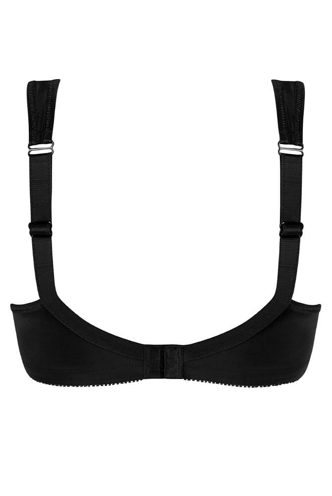 Amoena Prothesen-BH Isadora 44114 schwarz - Rückansicht