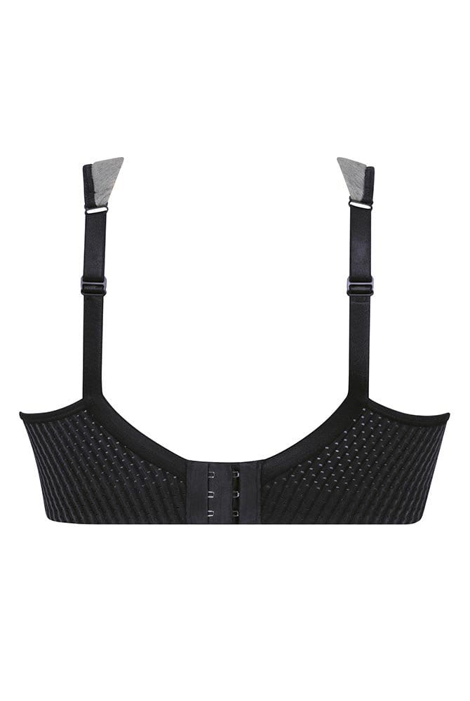 Anita active Sport-BH PanAlp wool 5555 schwarz/melange - Rückansicht