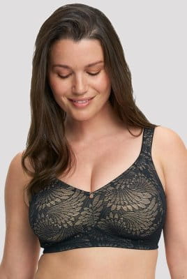 Susa BH ohne Bügel Sevilla 8229 schwarz - Vorderansicht