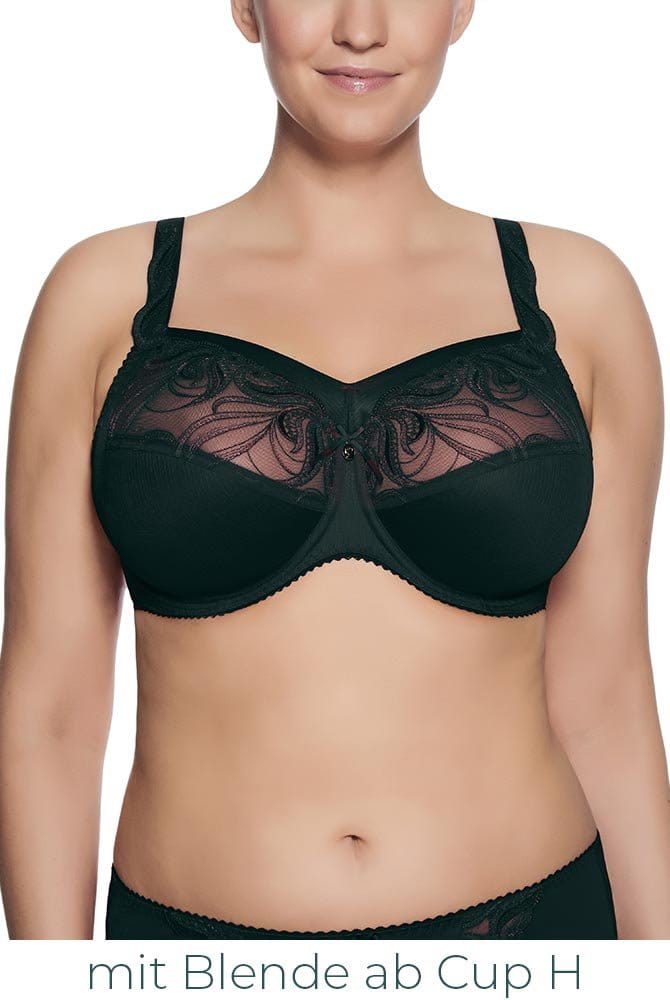 Ulla Bügel-BH Carmen 2526 schwarz mit Blende
