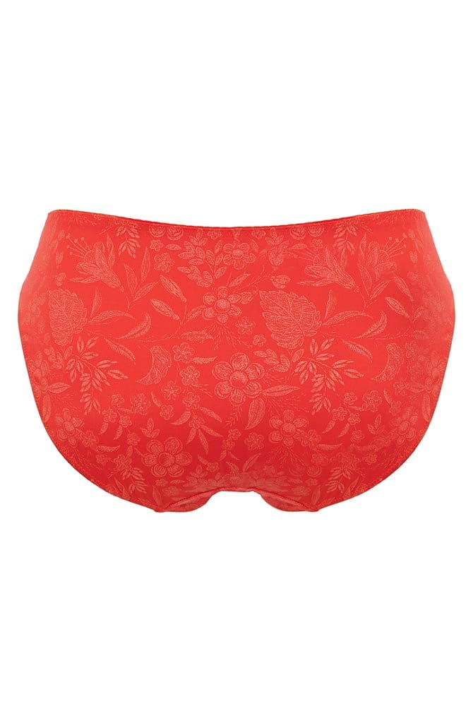 Ulla Slip Jasmin 2732 mohnrot - Rückansicht
