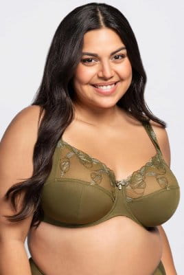 Ulla Bügel-BH 7525 dark olive