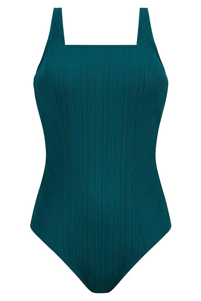 Amoena Prothesen-Badeanzug Treviso OP 71804 tiefer smaragd - Vorderansicht