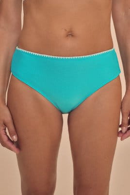 Amoena Bikinihose Salerno MH 71801 helljade/weiß - Vorderansicht