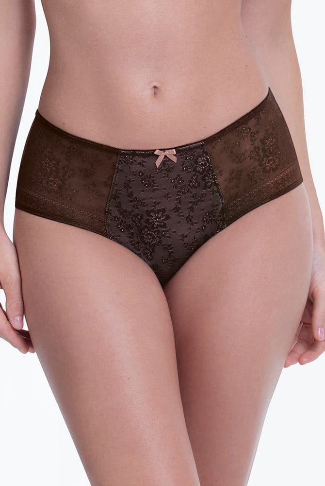 Rosa Faia Taillenslip Fleur 1355 chocolate - Vorderansicht