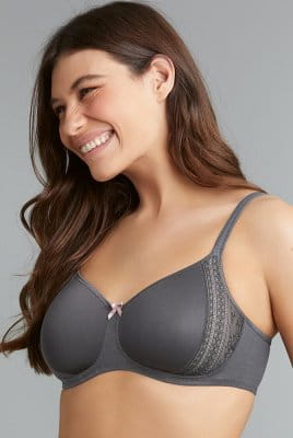 Rosa Faia Soft-BH Fleur mit Schale 5654 anthrazit