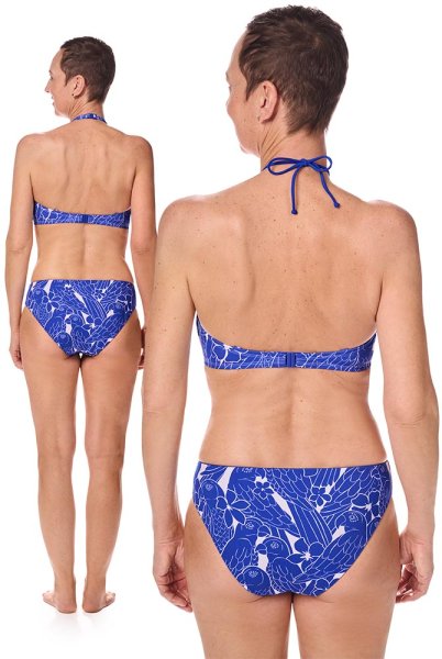 Amoena Prothesen-Bikini-Oberteil Azores 71760 - Rückansicht mit Neckholder-Trägern