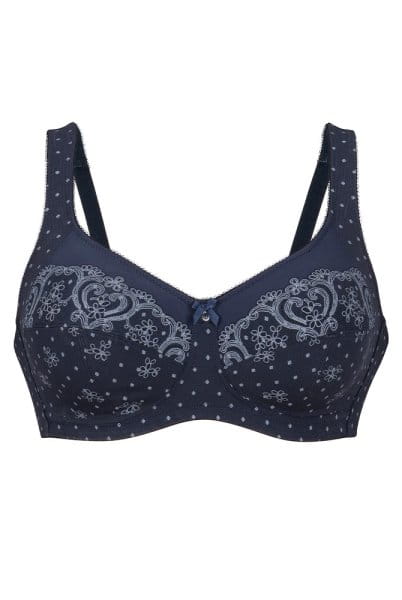 Anita Komfort-BH Belvedere 5887 deep blue - Vorderansicht
