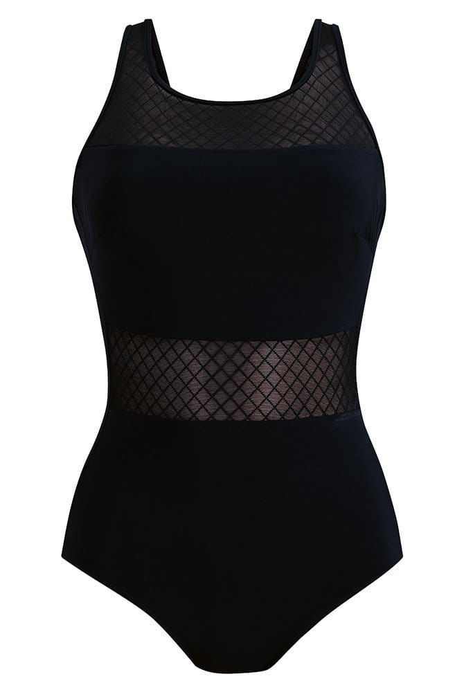 Anita Care Prothesen-Badeanzug Vera Tropical Opulence 6250 schwarz