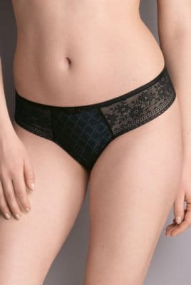Rosa Faia Shorty Rosemary 1383 schwarz - Vorderansicht