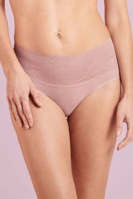 Anita Essential Lace High Waist Slip 1304 in rosewood