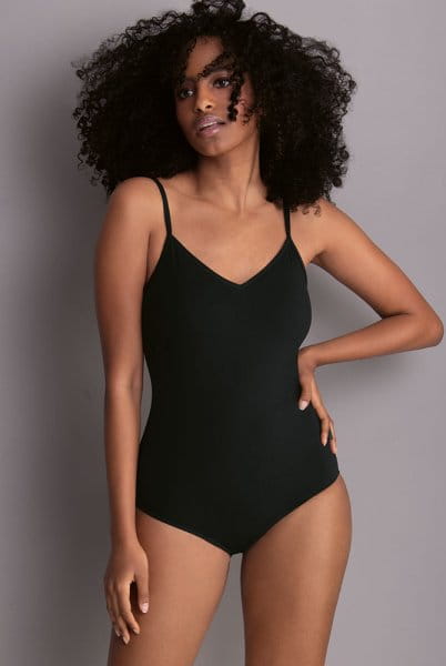 ROSA FAIA perfect suit padded 7704 Badeanzug in schwarz - Vorderansicht