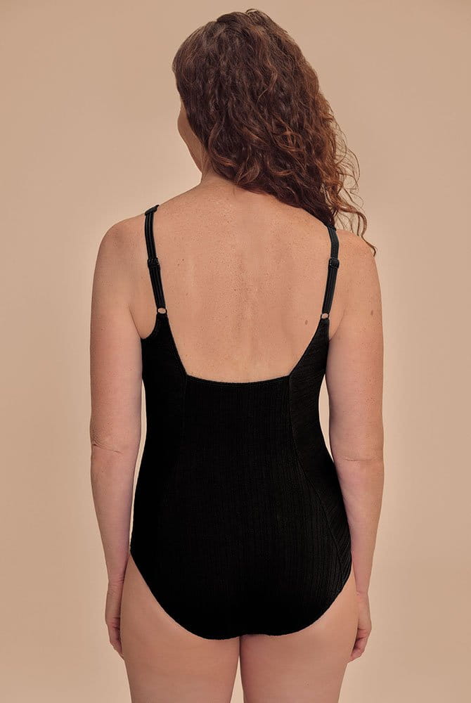 Amoena Prothesen-Badeanzug Treviso OP 71803 schwarz - Rückansicht