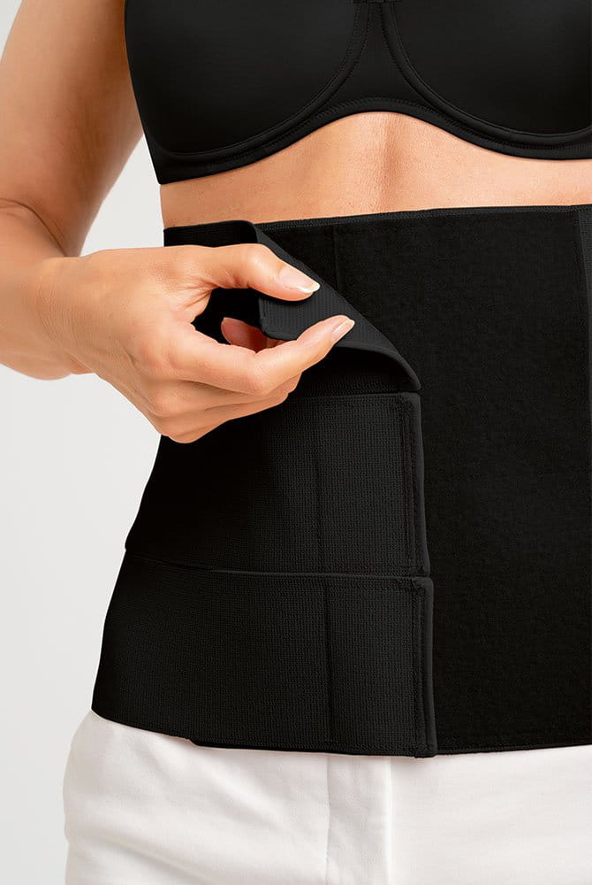 Amoena CuraScar Belly Bandage 3-VE 45005 schwarz mit Klettverschluss