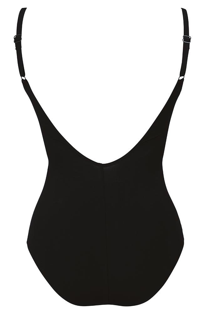 Rosa Faia Badeanzug Mabela 7790 schwarz-weiß - Rückansicht