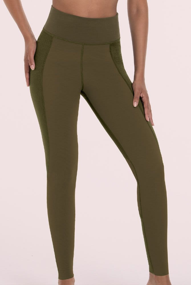 ANITA ACTIVE Sport Tights Massage 1687 dark olive - Vorderansicht