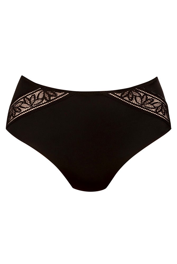 Rosa Faia Taillenslip+ Selena 1374 schwarz - Vorderansicht