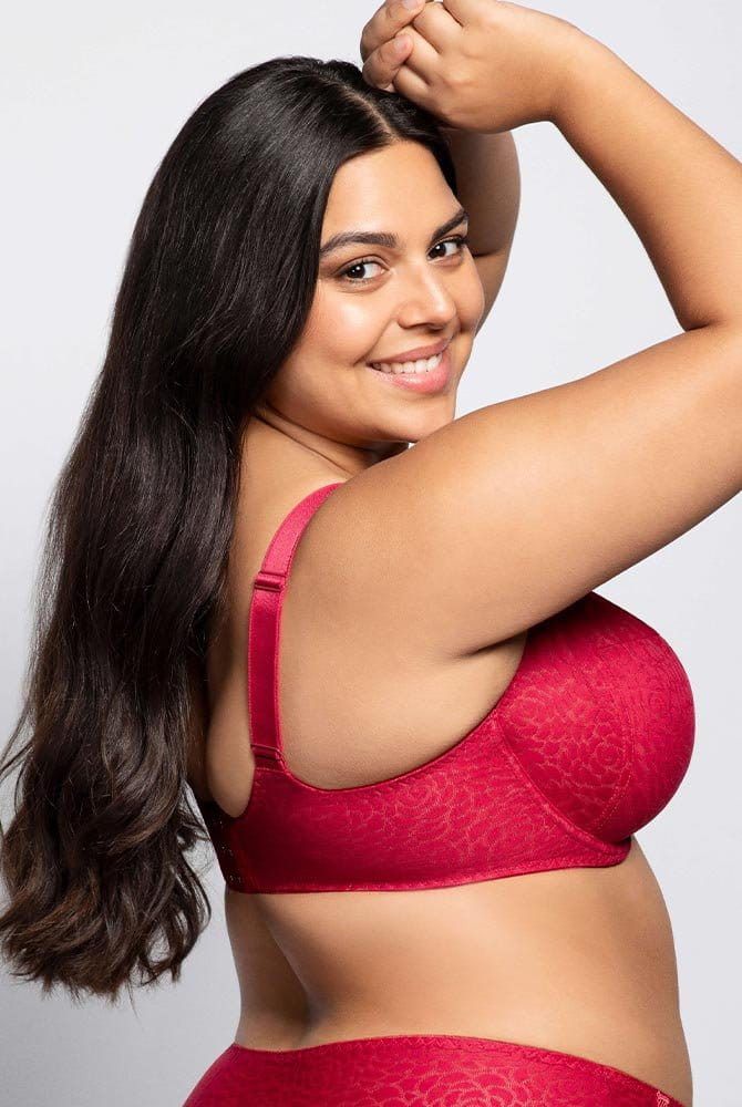 Ulla Bügel-BH Romy 1923 cranberry