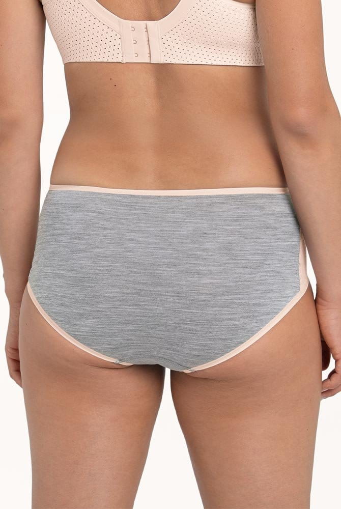 Anita active Sport Panty PanAlp wool High Waist+ 1656 smart rose/melange - Rückansicht