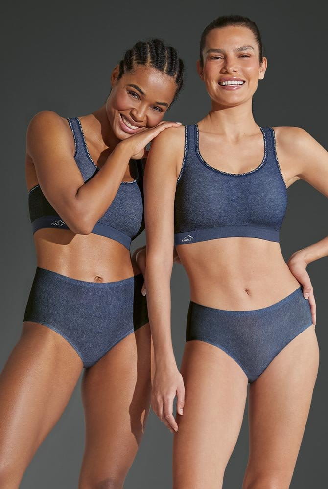 Anita Active Sport-BH PanAlp Delta Top 5562 jeans mit Taillenslip und Hipster Essential Art (separat erhältlich)