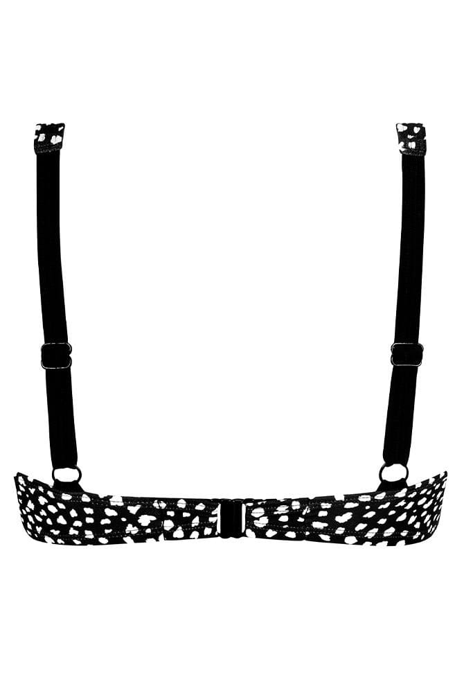 Amoena Prothesen-Bikini-Oberteil Manila SB 71659 schwarz/weiß - Rückansicht