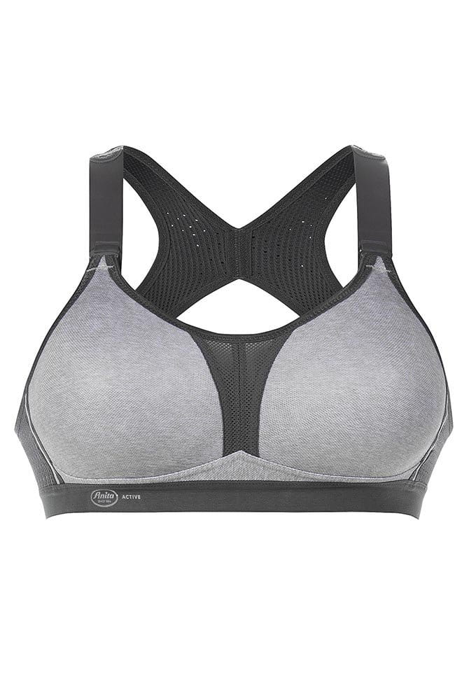 Anita Active Sport-BH-Dynamix Star 5537 heather grey - Vorderansicht