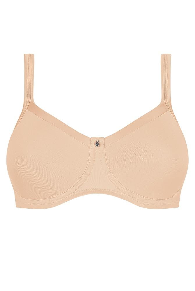 Amoena Prothesen-BH Lara Satin 44214 sand - Vorderansicht