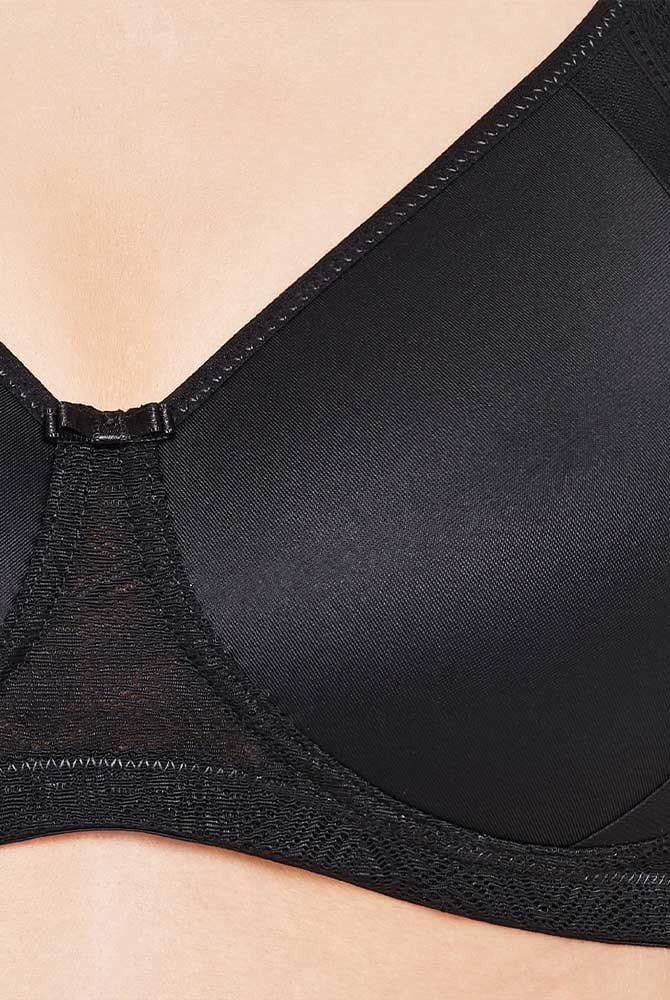 SUSA BH Milano mit Schale 8194 schwarz Detailansicht