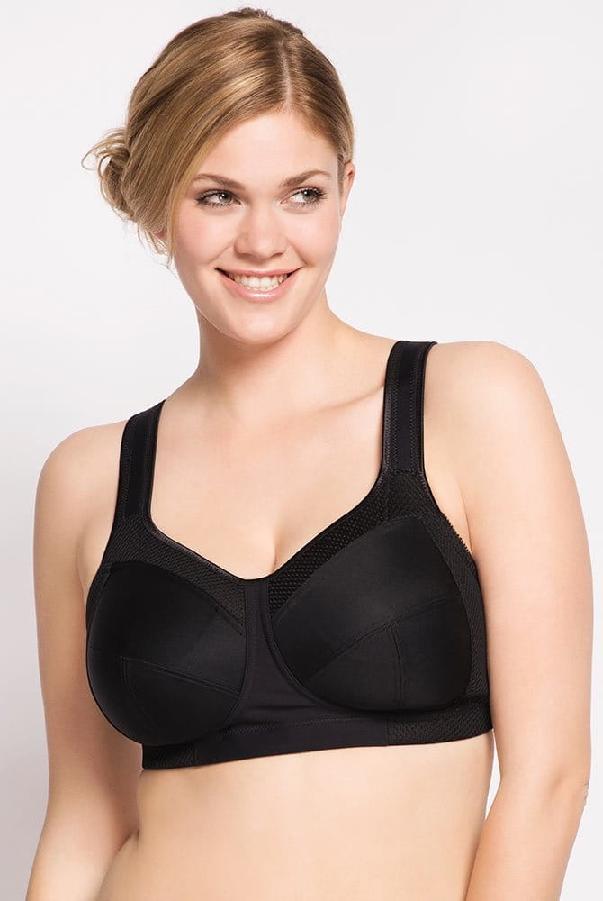 Ulla Sport-BH Kate ohne Bügel 6028 schwarz