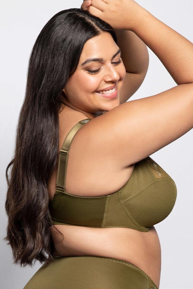 Ulla Bügel-BH 7525 dark olive