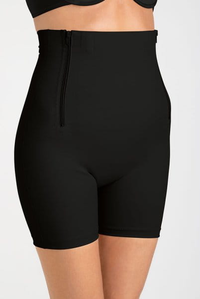 Amoena CuraScar Panty 2-ZIP-BO 45001 schwarz - Vorderansicht