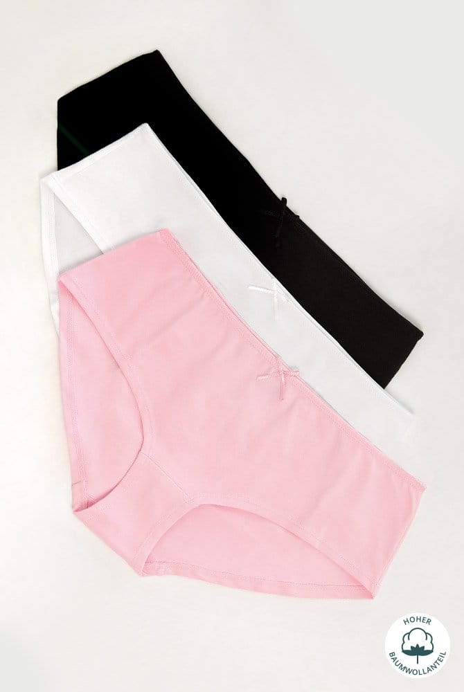 ABC Slip Leisure 410 schwarz weiß und pink