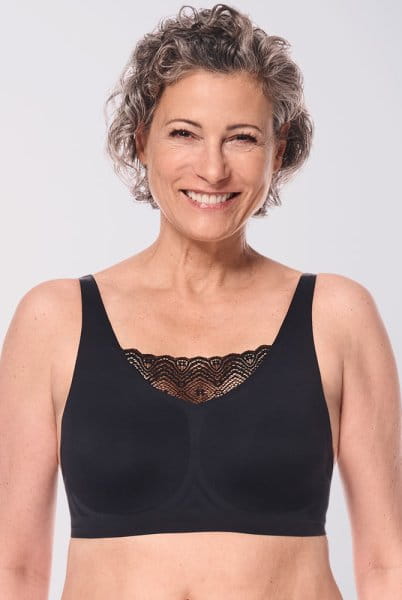 Amoena Prothesen-BH Esra SB 45095 schwarz - Vorderansicht