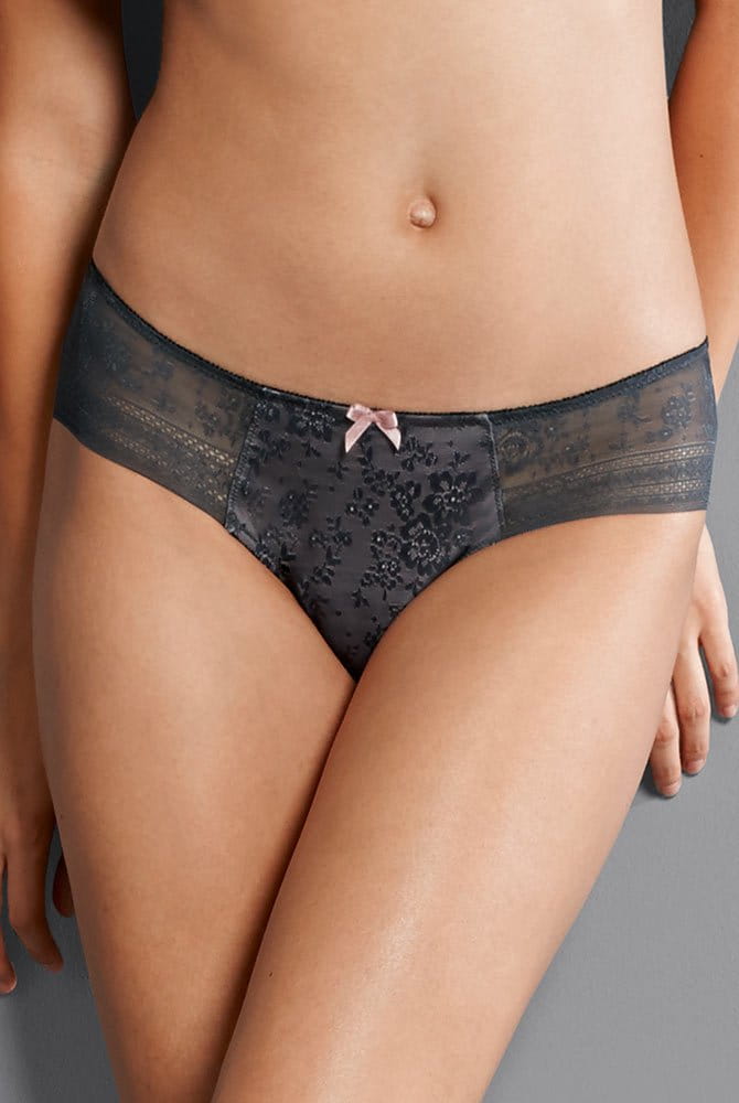 ROSA FAIA  Spitzenslip Fleur 1353.1 anthrazit