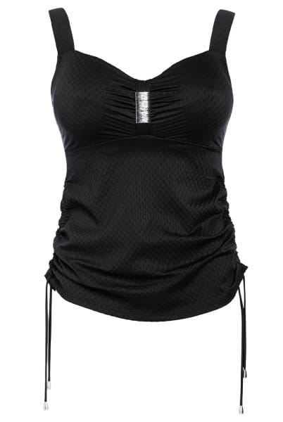 Ulla - St. Tropez Tankini-Oberteil 9190 - Schwarz