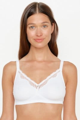 Susa BH Capri ohne Bügel 8108 weiß - Vorderansicht