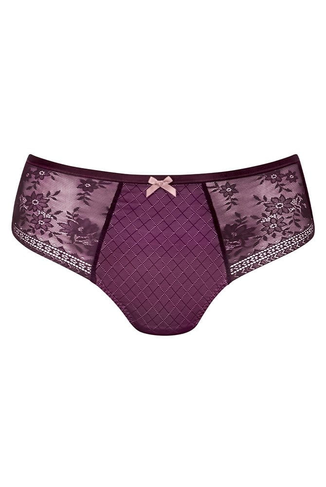 Rosa Faia Taillenslip+ Rosemary 1385 purple - Vorderansicht